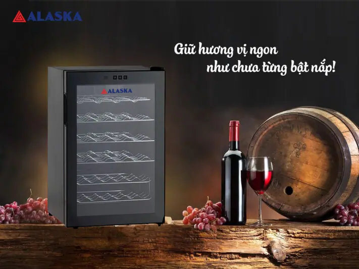 sửa tủ rượu alaska